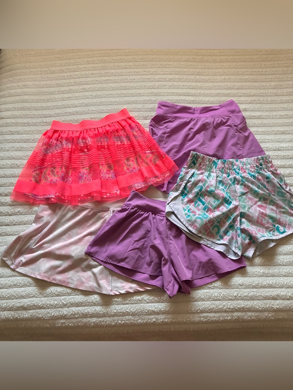 Girls Shorts Skirt Skort Bundle of 5 size L 10-12